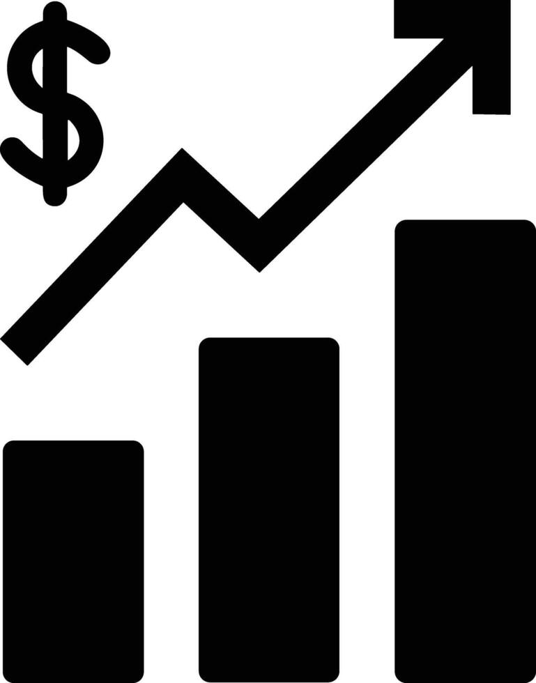 Chart icon symbol image for data statistic analysis illustration vector