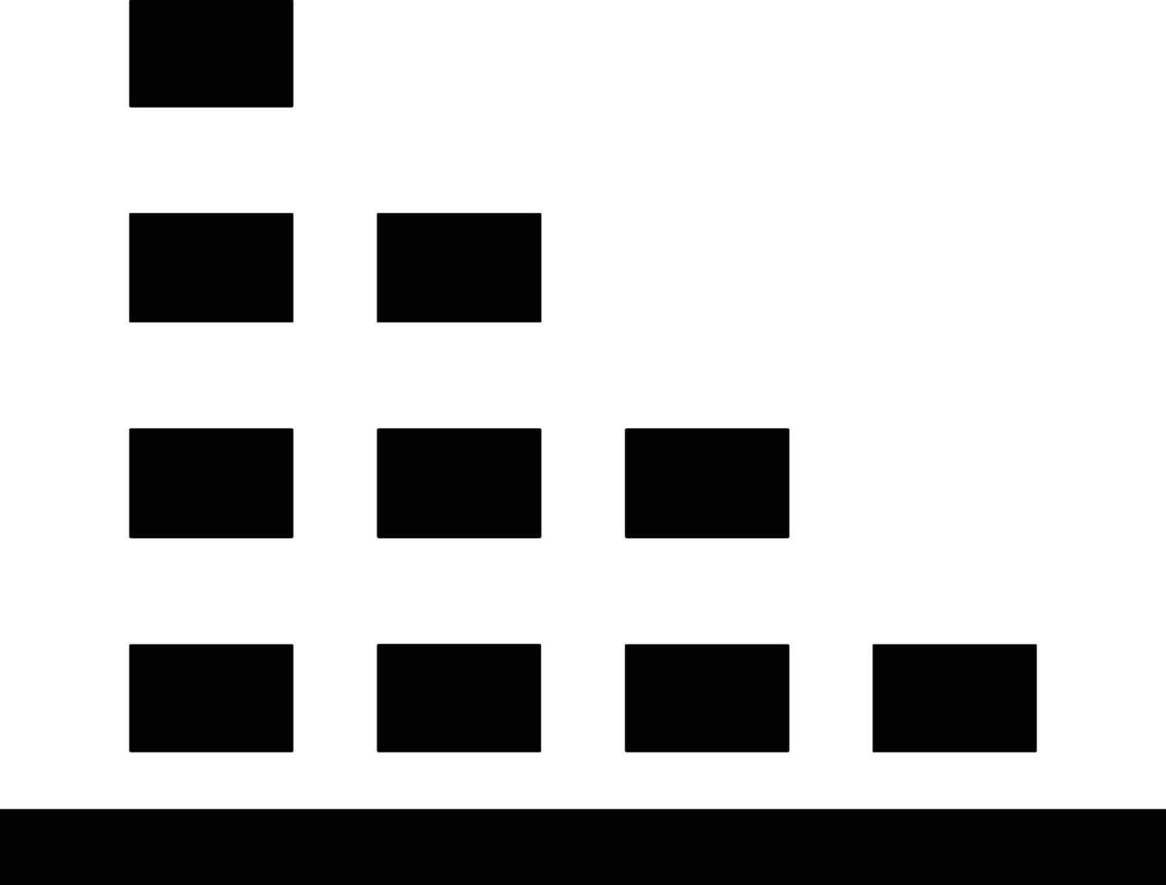 Chart icon symbol image for data statistic analysis illustration vector