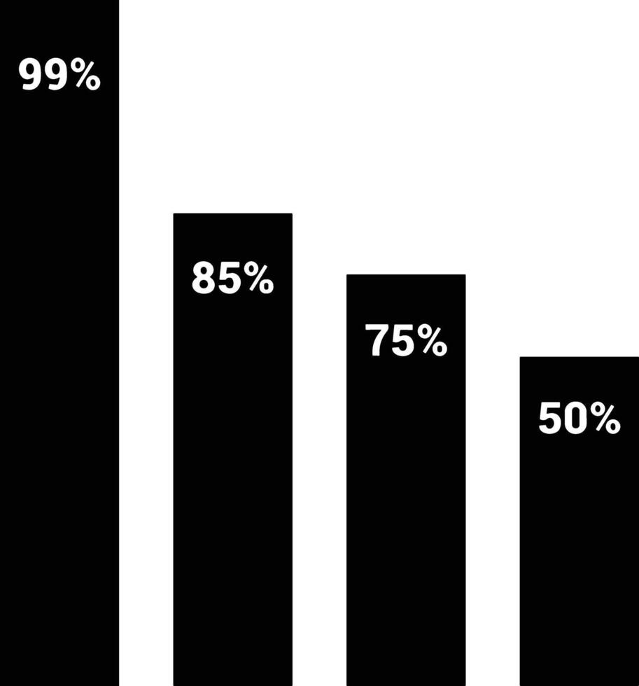 Chart icon symbol image for data statistic analysis illustration vector