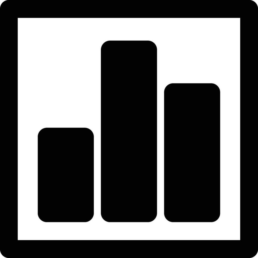 Chart icon symbol image for data statistic analysis illustration vector