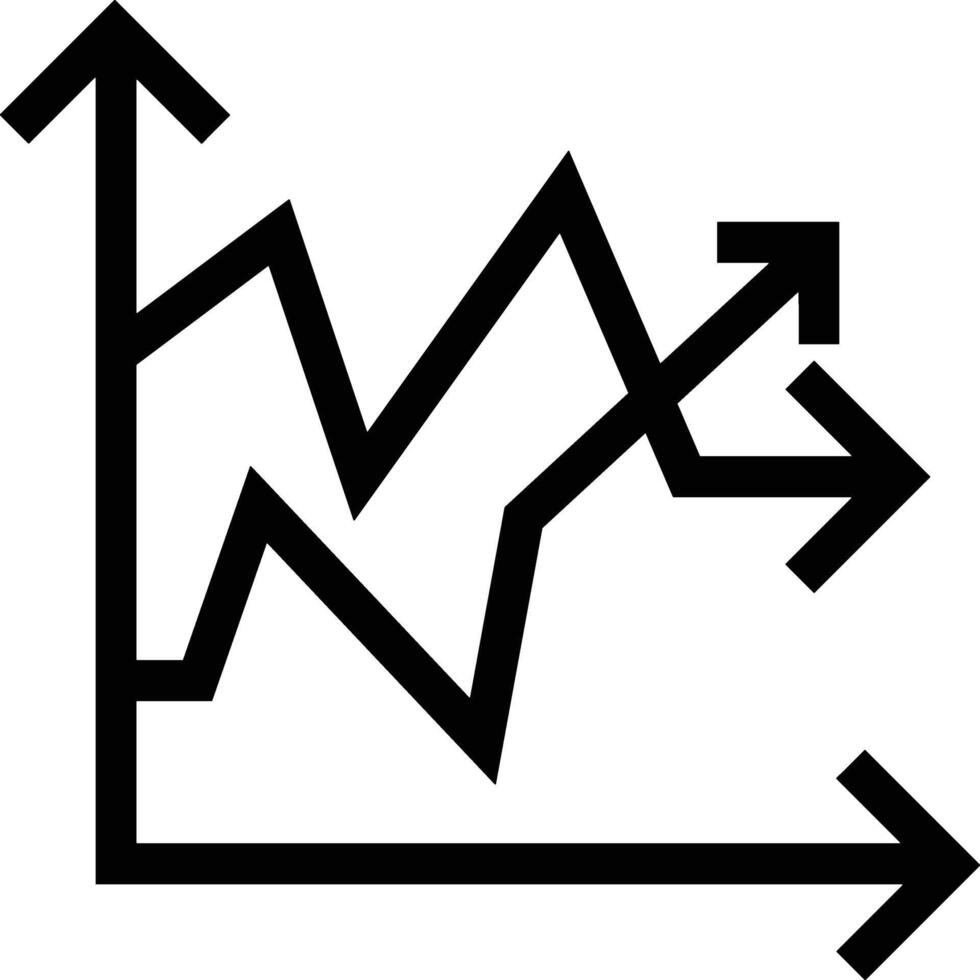 Chart icon symbol image for data statistic analysis illustration vector