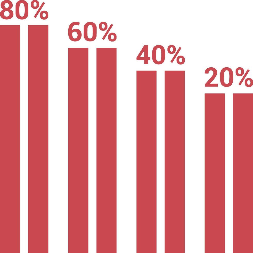 Chart icon symbol image for data statistic analysis illustration vector