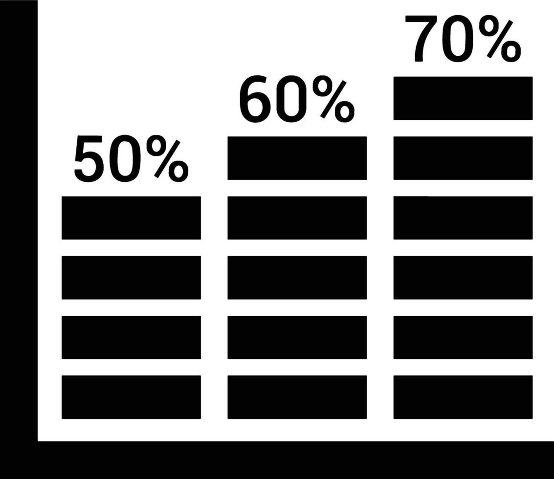 Chart icon symbol image for data statistic analysis illustration vector