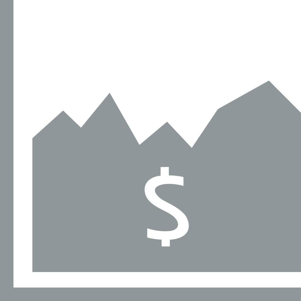 Chart icon symbol image for data statistic analysis illustration vector