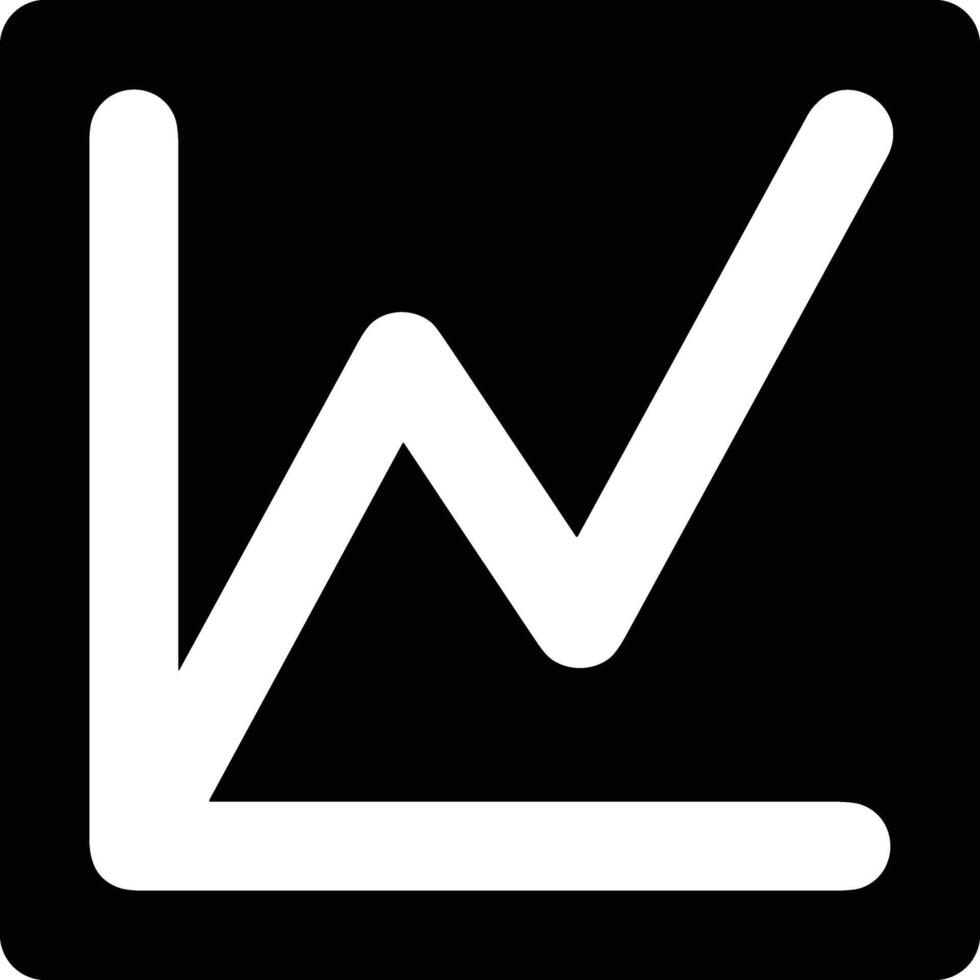 Chart icon symbol image for data statistic analysis illustration vector