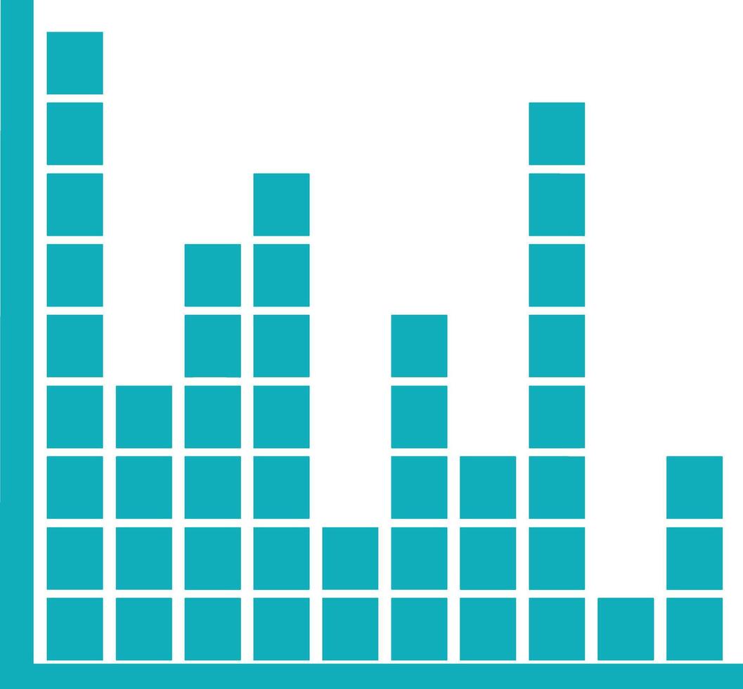Chart icon symbol image for data statistic analysis illustration vector