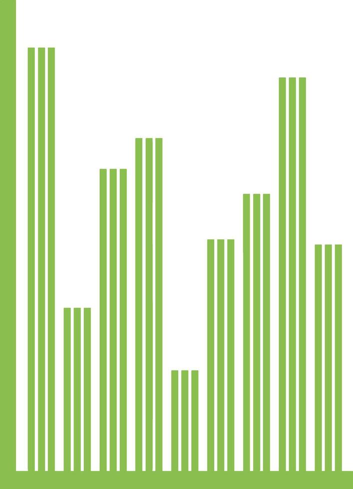 Chart icon symbol image for data statistic analysis illustration vector