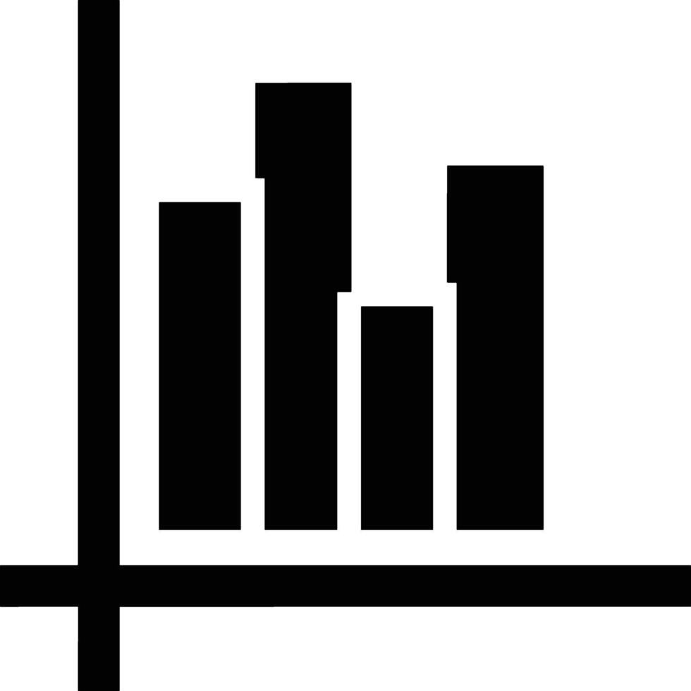 Chart icon symbol image for data statistic analysis illustration vector