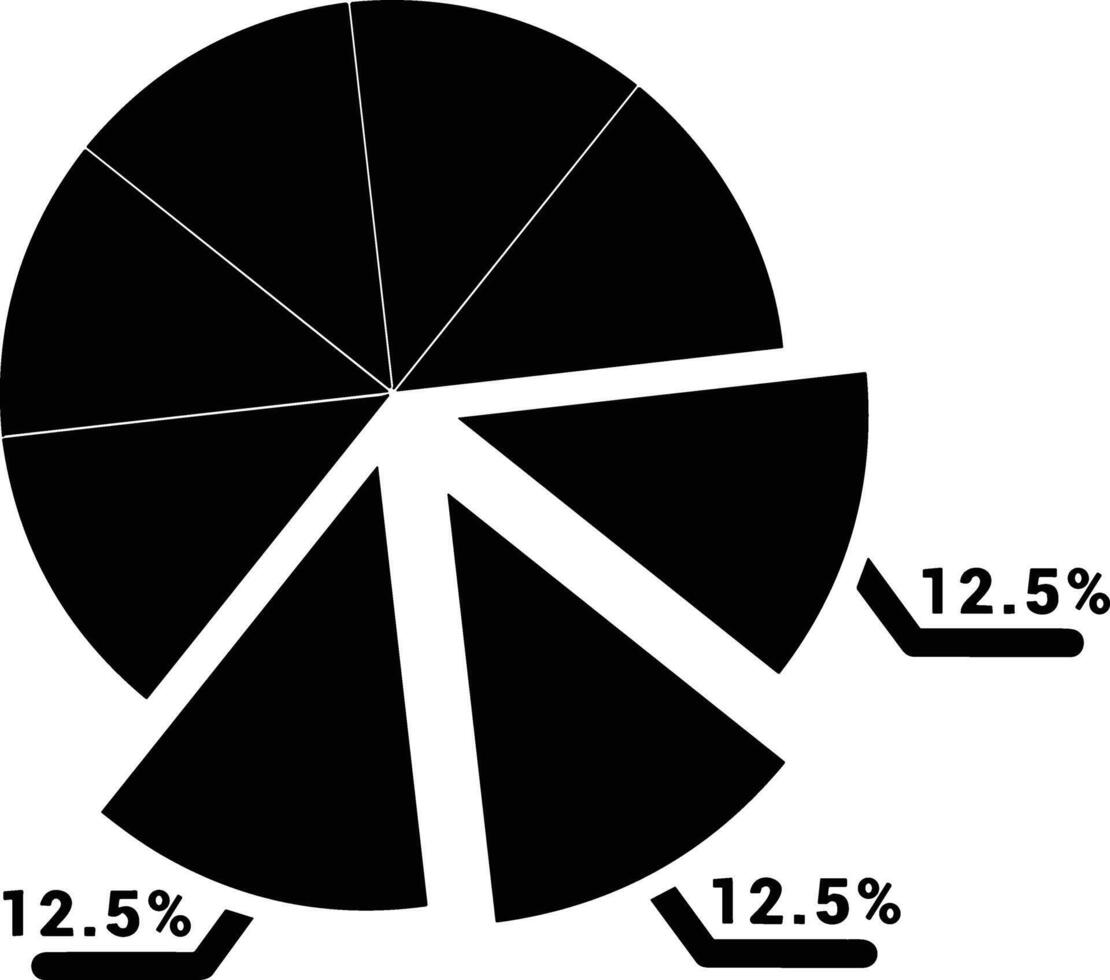 Chart icon symbol image for data statistic analysis illustration vector