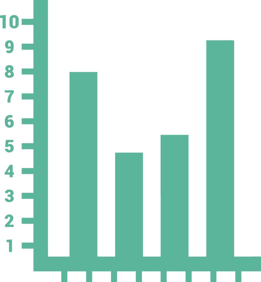 Chart icon symbol image for data statistic analysis illustration vector