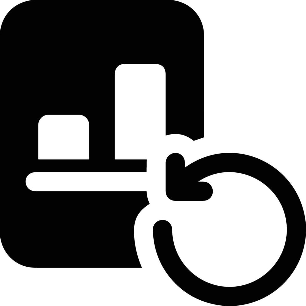 Chart icon symbol image for data statistic analysis illustration vector