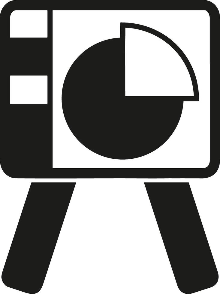 Chart icon symbol image for data statistic analysis illustration vector