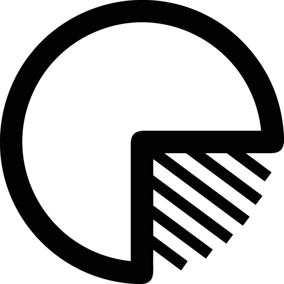 Chart icon symbol image for data statistic analysis illustration vector