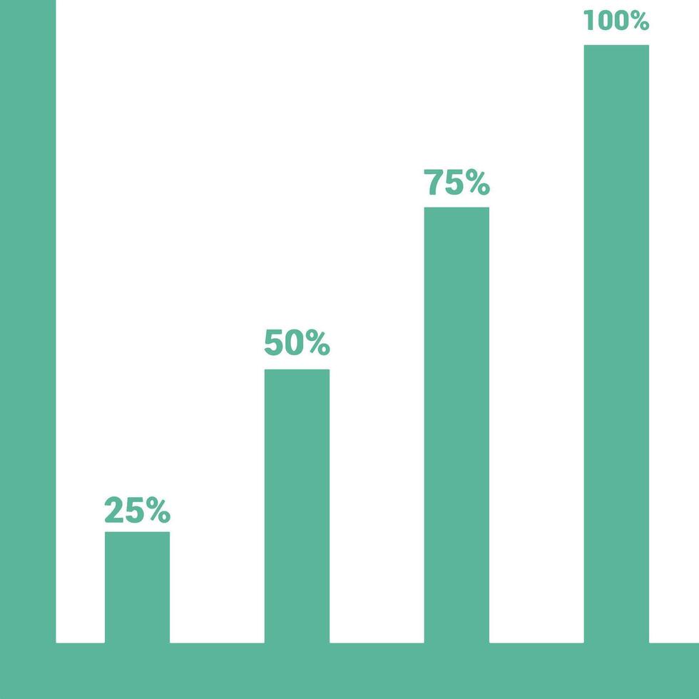 Chart icon symbol image for data statistic analysis illustration vector