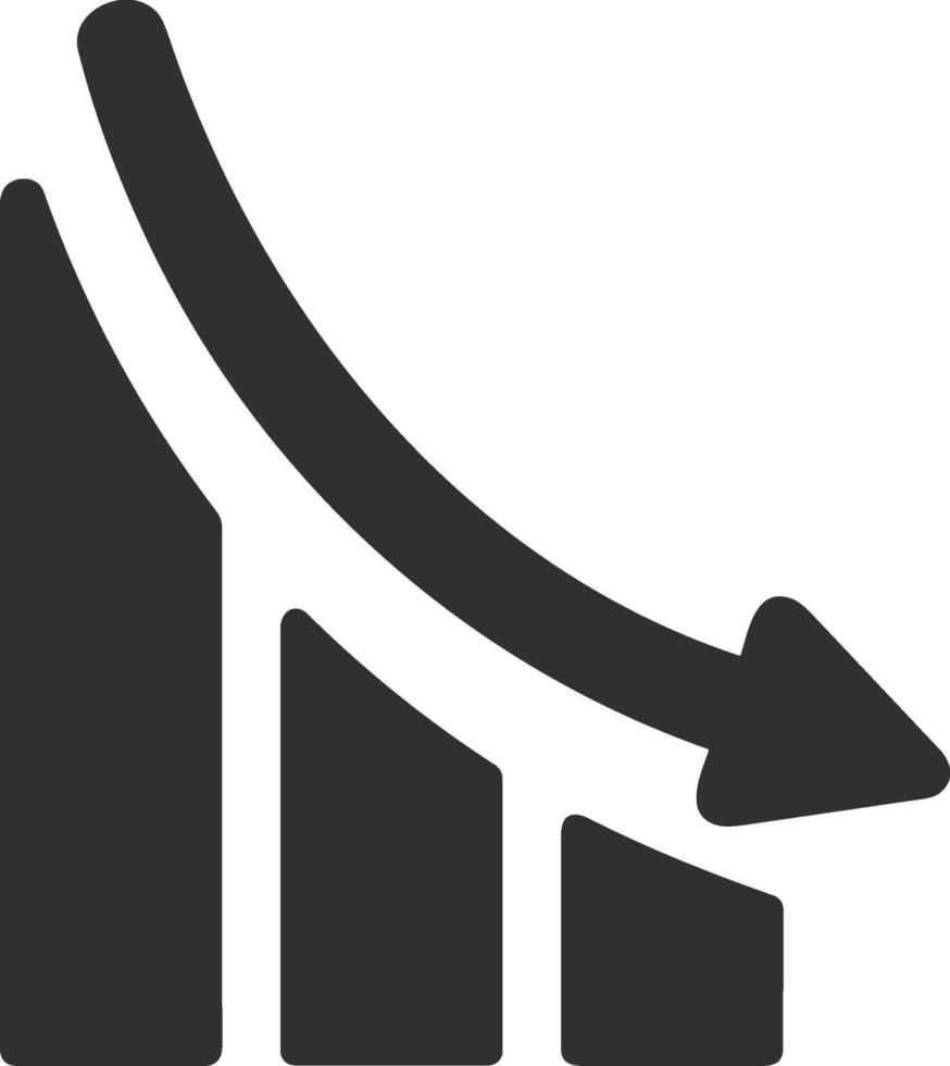 Chart icon symbol image for data statistic analysis illustration vector