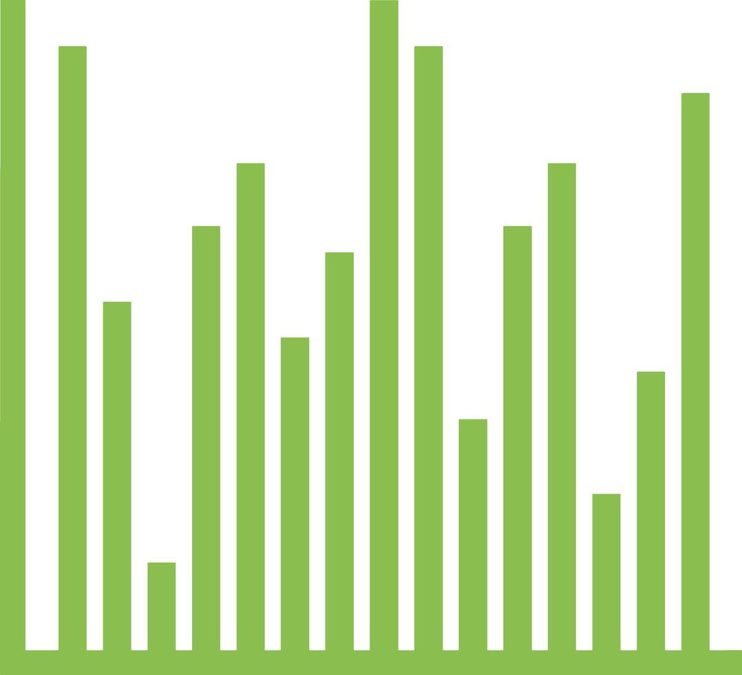 Chart icon symbol image for data statistic analysis illustration vector