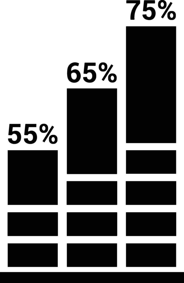 Chart icon symbol image for data statistic analysis illustration vector