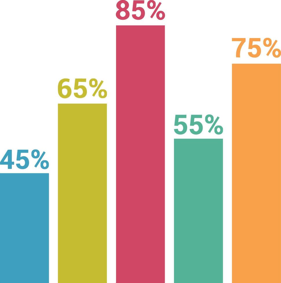 Chart icon symbol image for data statistic analysis illustration vector