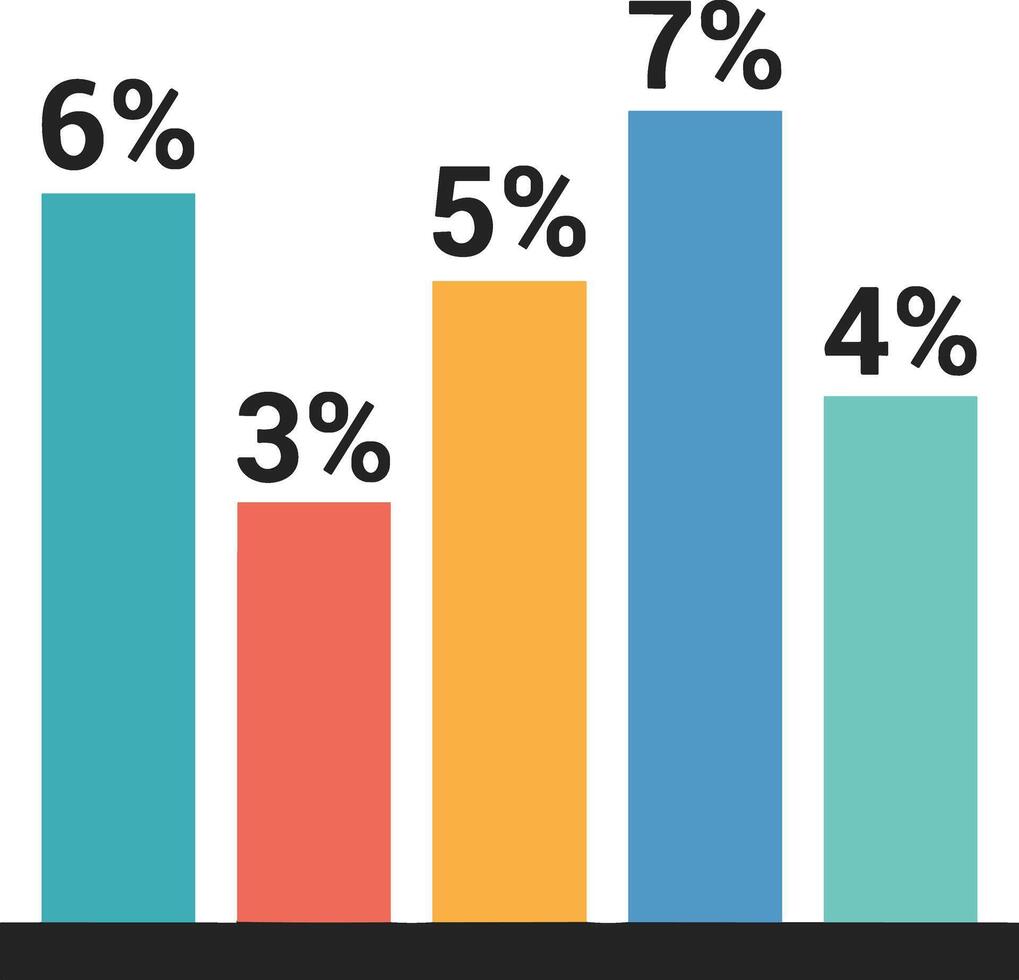 Chart icon symbol image for data statistic analysis illustration vector