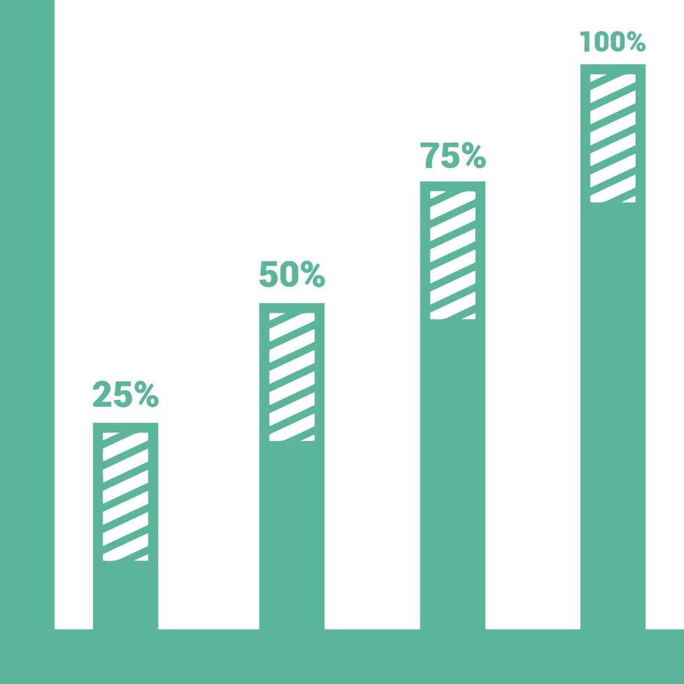 Chart icon symbol image for data statistic analysis illustration vector