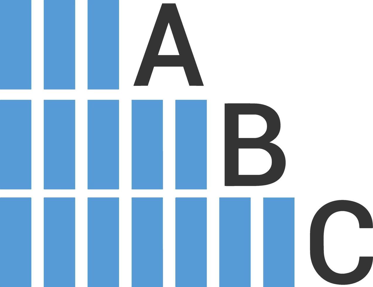Chart icon symbol image for data statistic analysis illustration vector