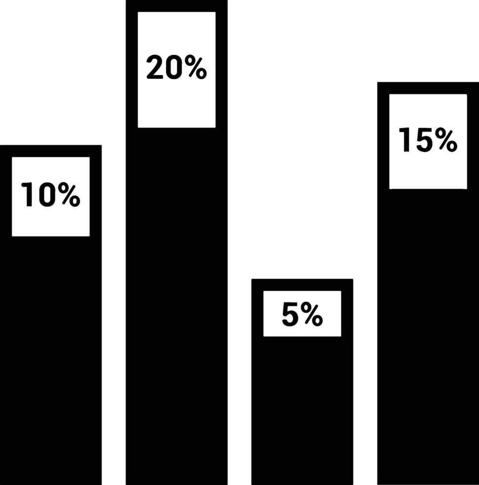 Chart icon symbol image for data statistic analysis illustration vector