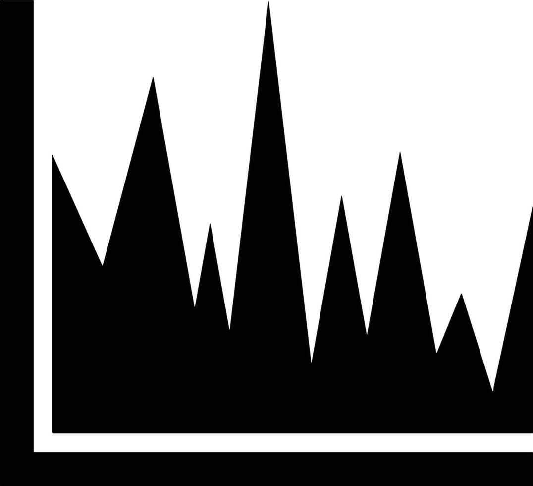 Chart icon symbol image for data statistic analysis illustration vector