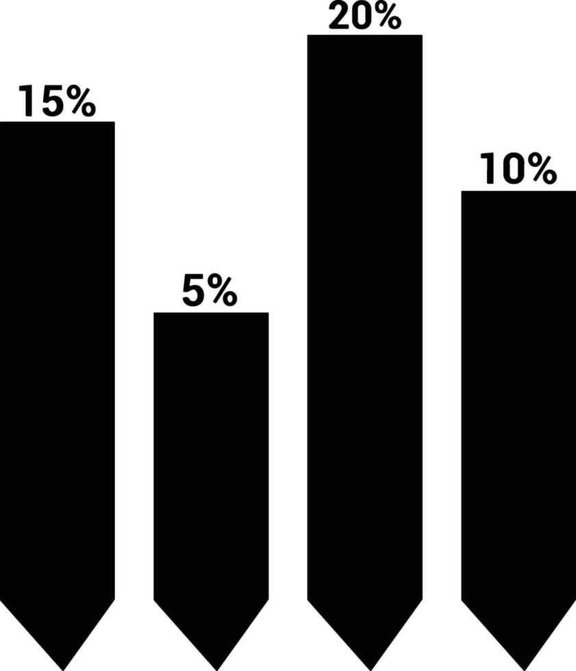 Chart icon symbol image for data statistic analysis illustration vector