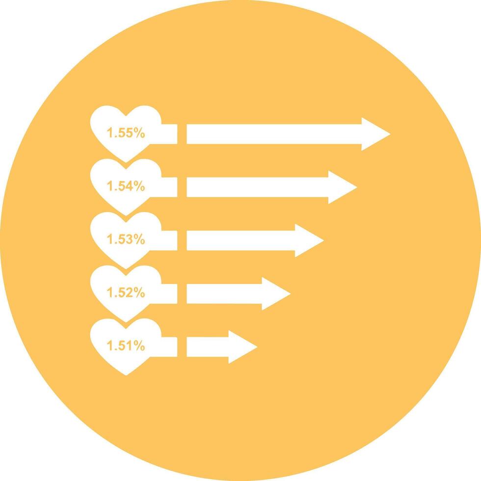 Chart icon symbol image for data statistic analysis illustration vector