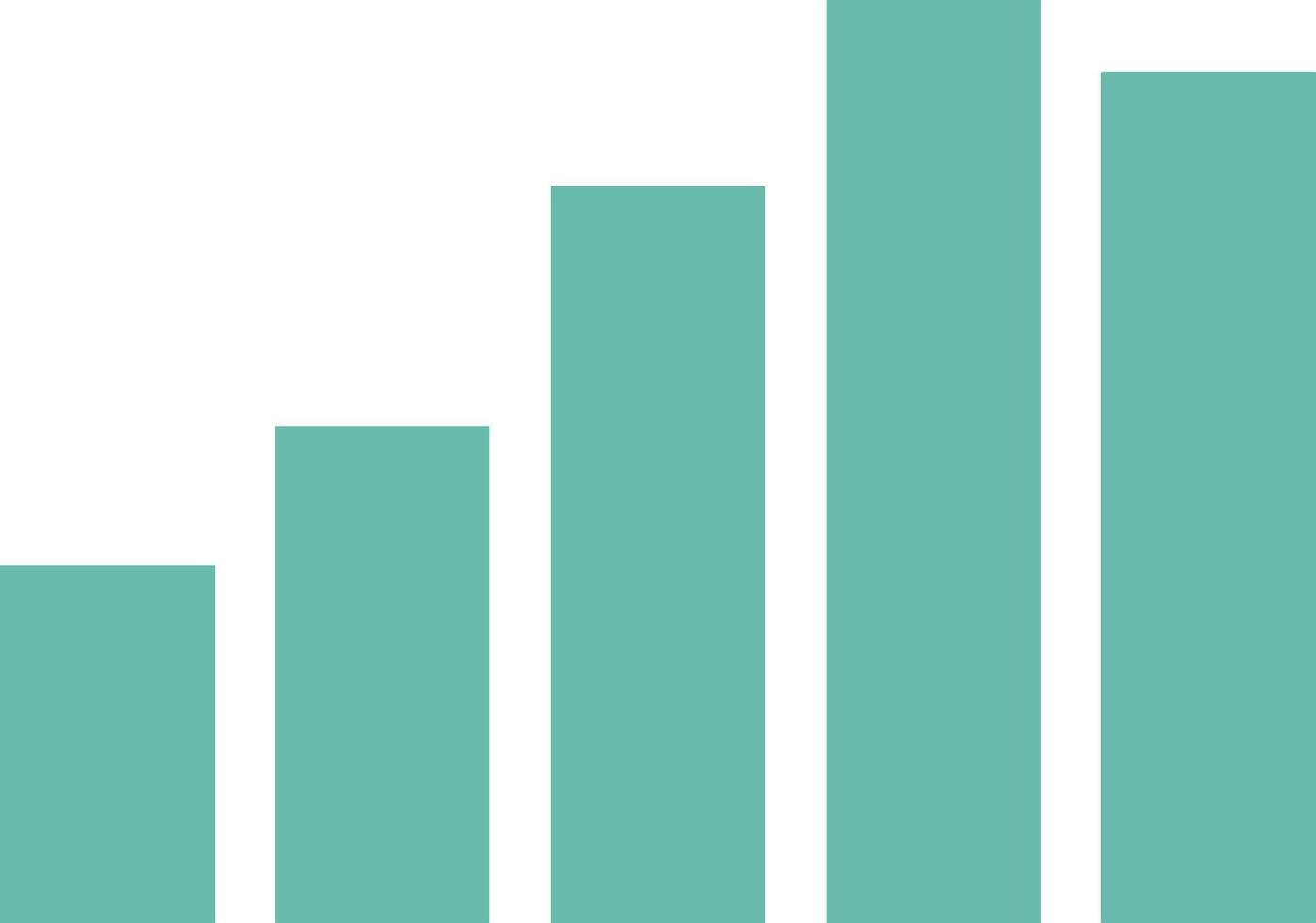 Chart icon symbol image for data statistic analysis illustration vector