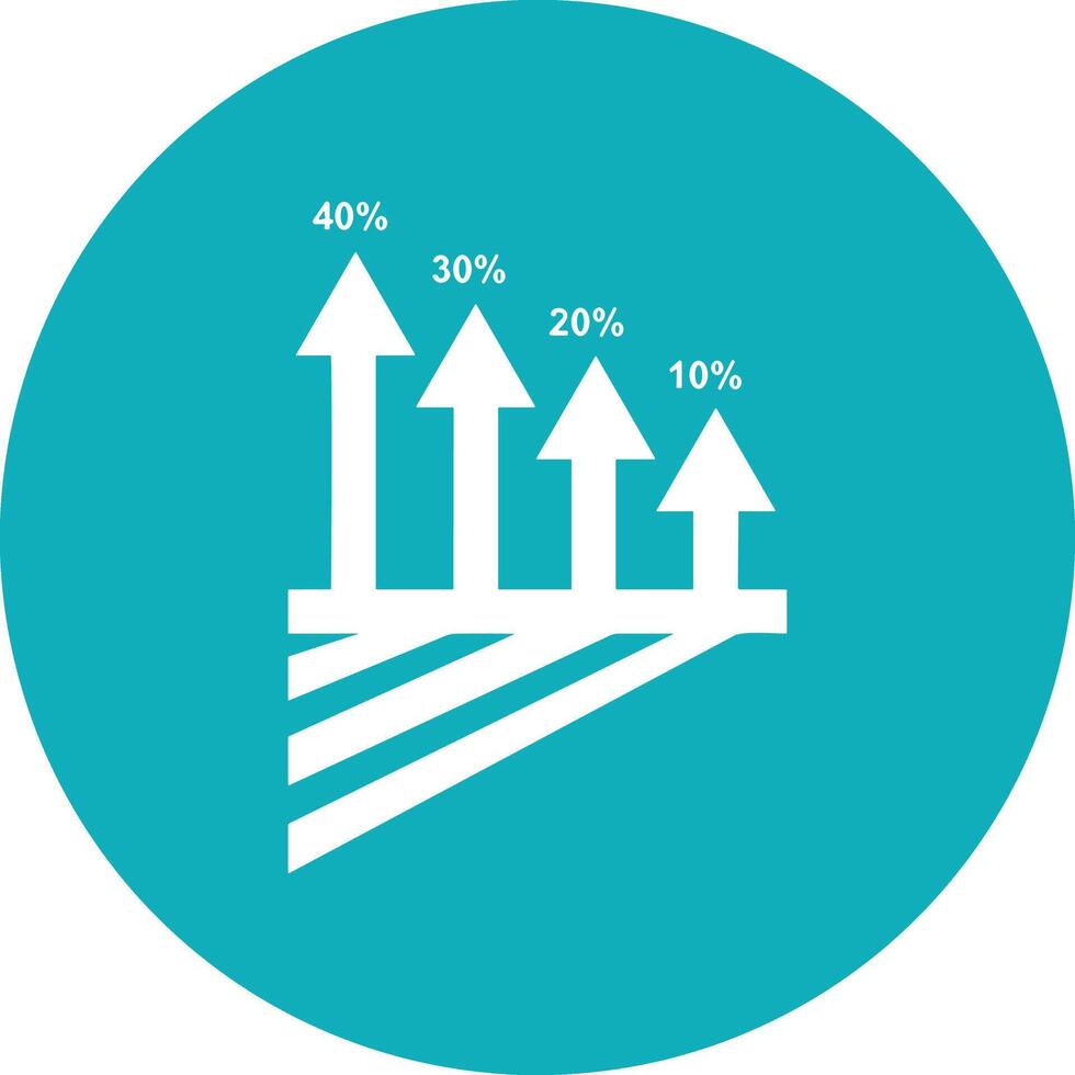 Chart icon symbol image for data statistic analysis illustration vector