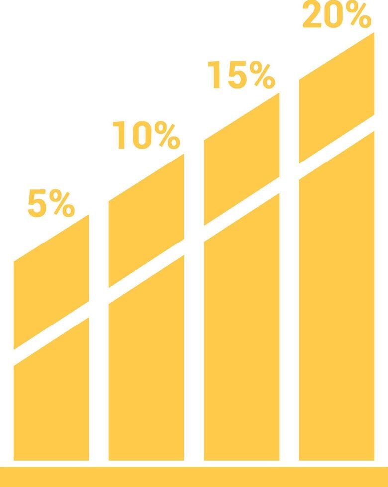 Chart icon symbol image for data statistic analysis illustration vector