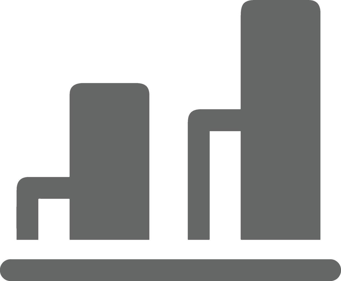 Chart icon symbol image for data statistic analysis illustration vector