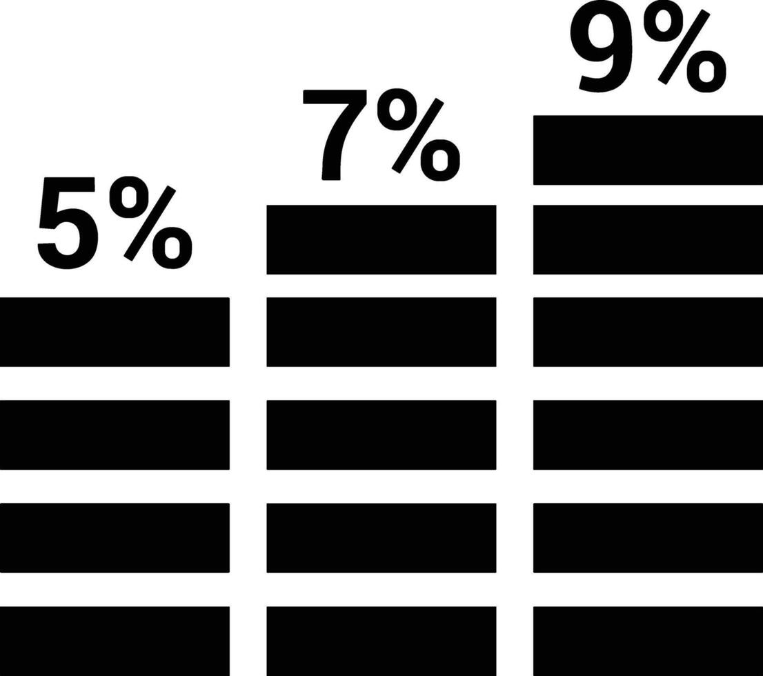 Chart icon symbol image for data statistic analysis illustration vector