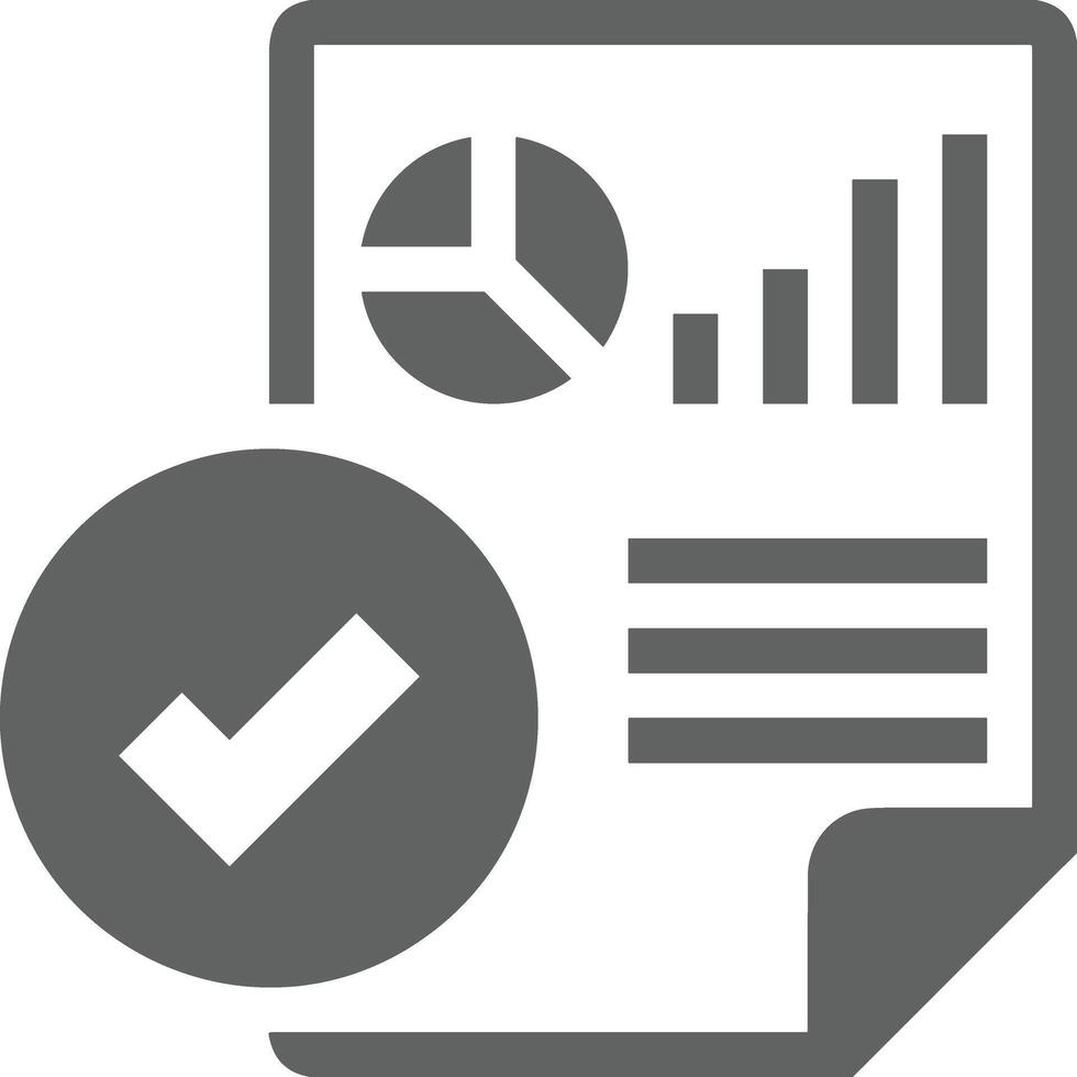 Chart icon symbol image for data statistic analysis illustration vector