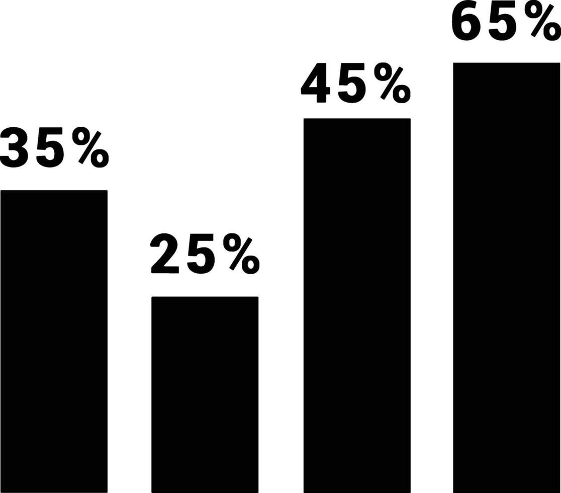 Chart icon symbol image for data statistic analysis illustration vector
