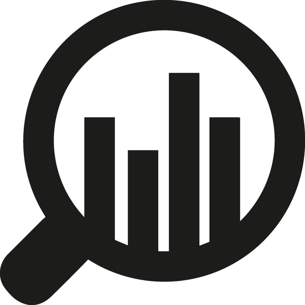 Chart icon symbol image for data statistic analysis illustration vector