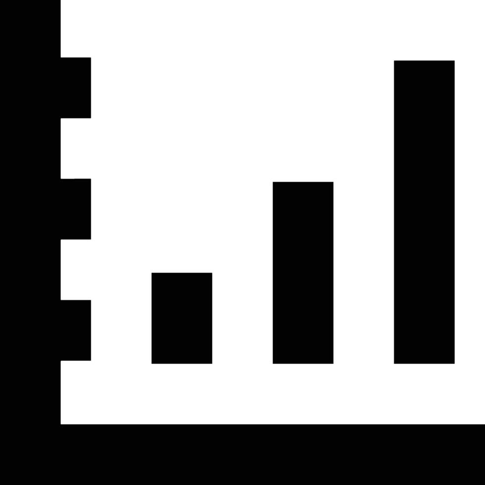 Chart icon symbol image for data statistic analysis illustration vector