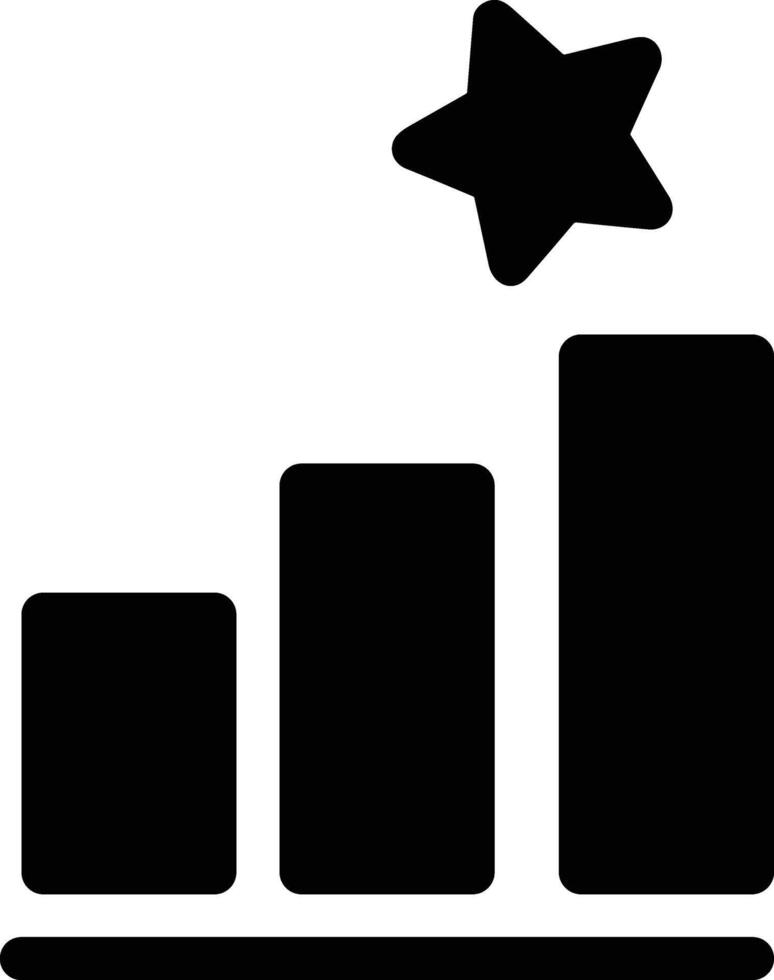 Chart icon symbol image for data statistic analysis illustration vector