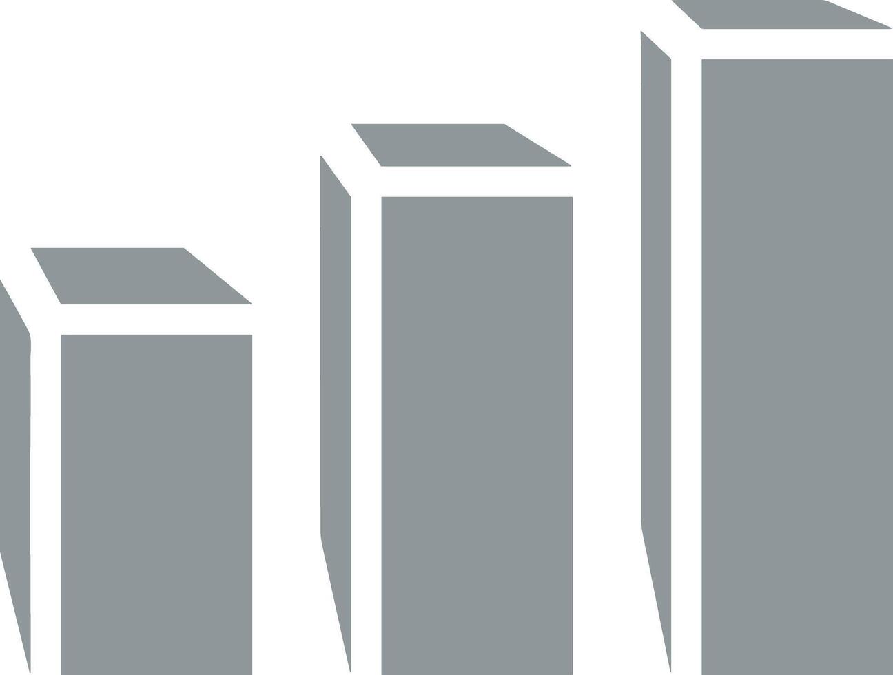 Chart icon symbol image for data statistic analysis illustration vector