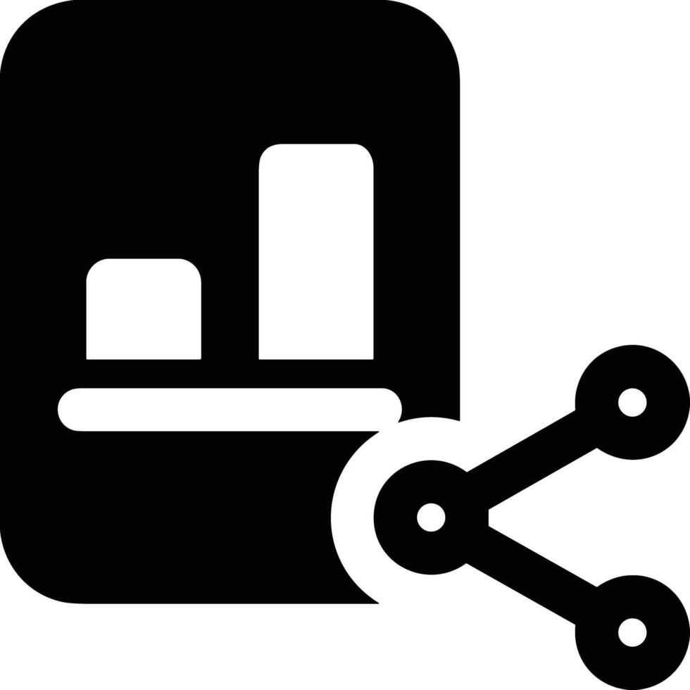 Chart icon symbol image for data statistic analysis illustration vector