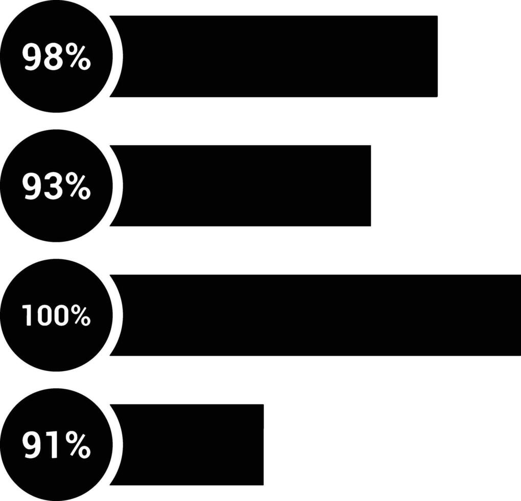 Chart icon symbol image for data statistic analysis illustration vector