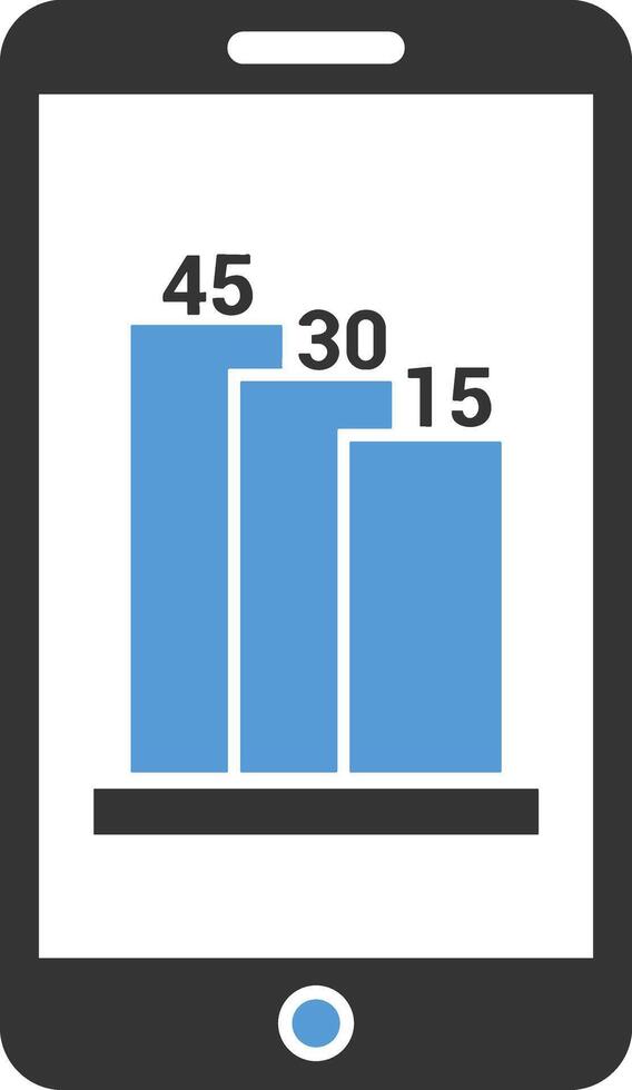 Chart icon symbol image for data statistic analysis illustration vector