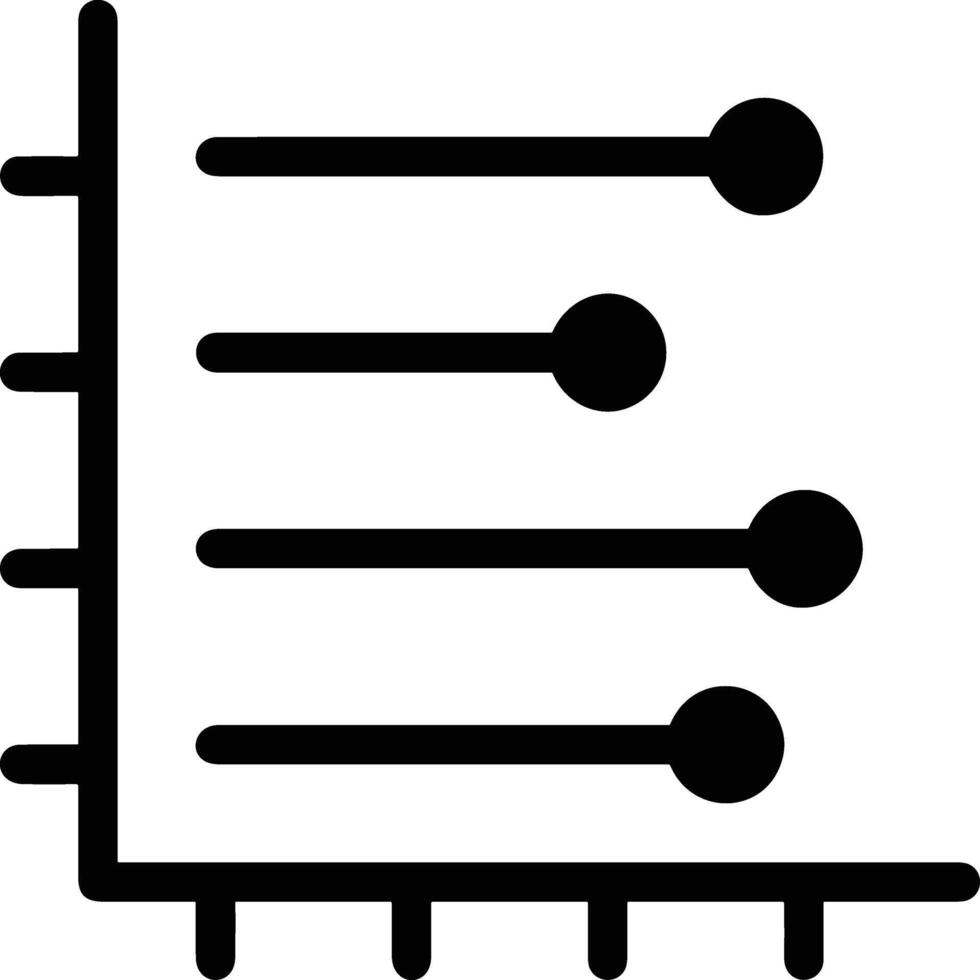 Chart icon symbol image for data statistic analysis illustration vector