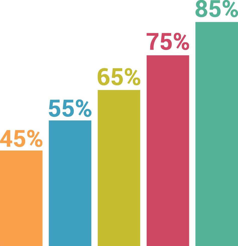 Chart icon symbol image for data statistic analysis illustration vector