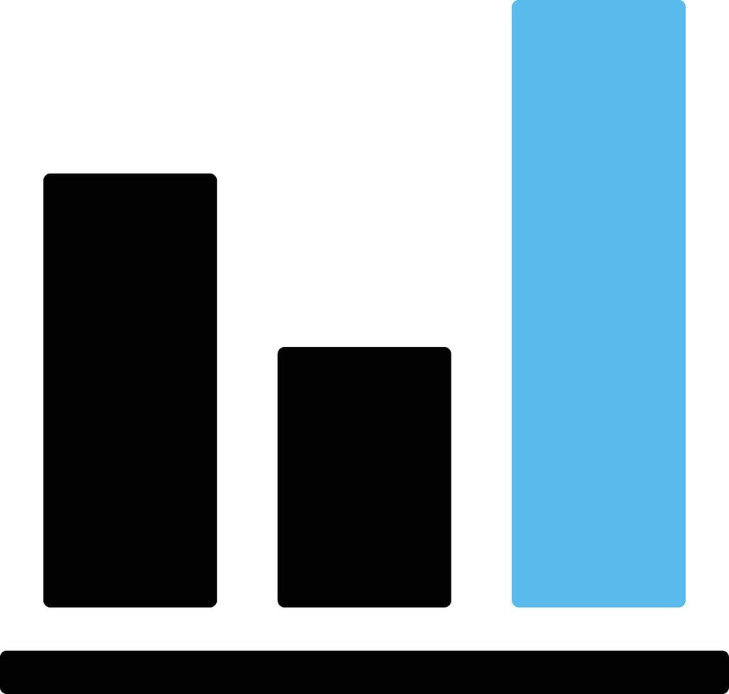 Chart icon symbol image for data statistic analysis illustration vector