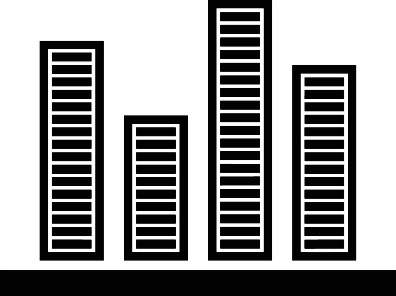Chart icon symbol image for data statistic analysis illustration vector