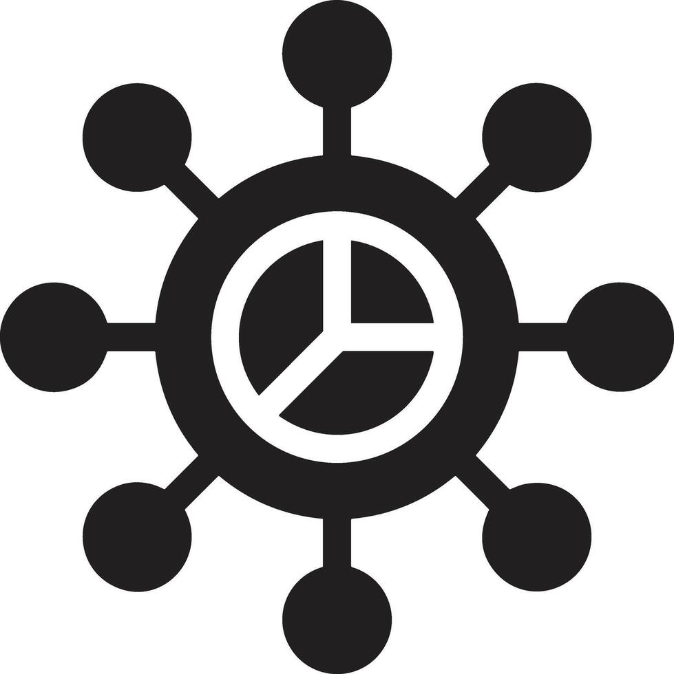 Chart icon symbol image for data statistic analysis illustration vector