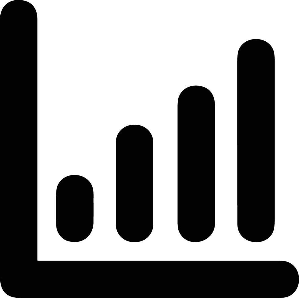 Chart icon symbol image for data statistic analysis illustration vector