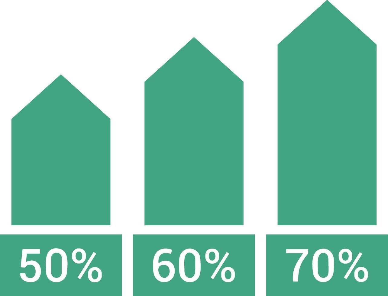 Chart icon symbol image for data statistic analysis illustration vector